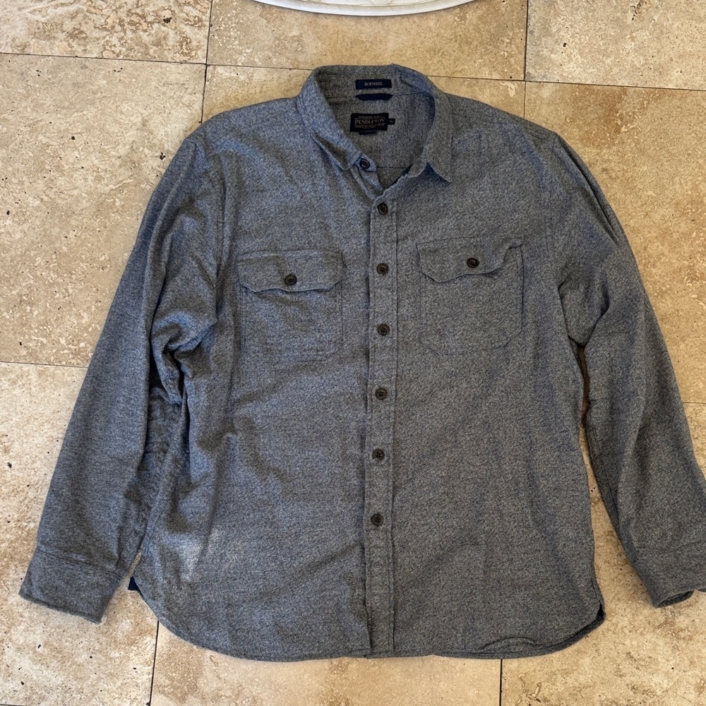 Pendleton Gray light flannel